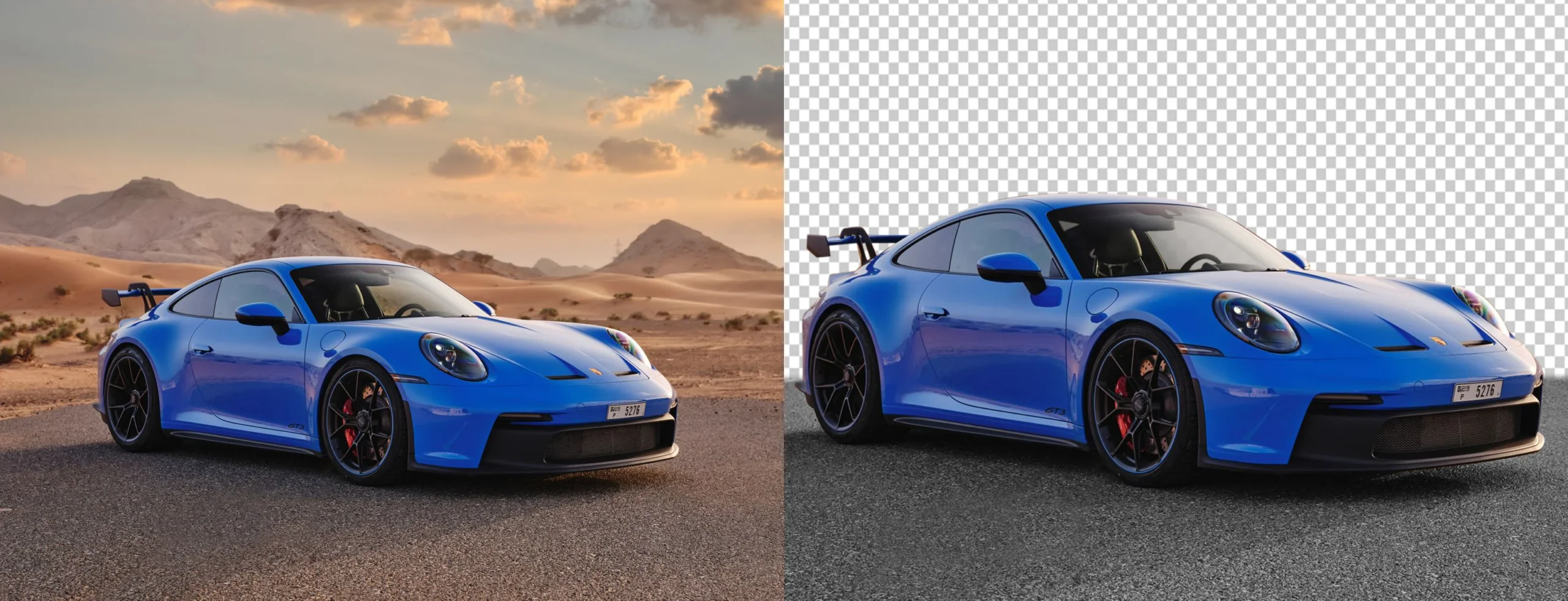 car background editing